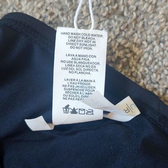 New With Tag Bleu Rod Beattie Size 4 Don't Mesh With Me One-piece Black Swimsuit - Picture 11 of 13